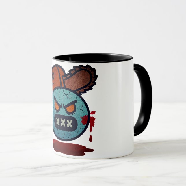 Emoji Wahnsinn Tasse (VorderseiteRechts)