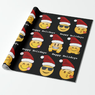 Emoji Weihnachten Geschenkpapier