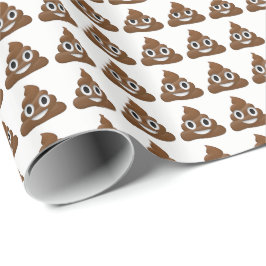 Emoji Wrapping Paper gekackt Geschenkpapier