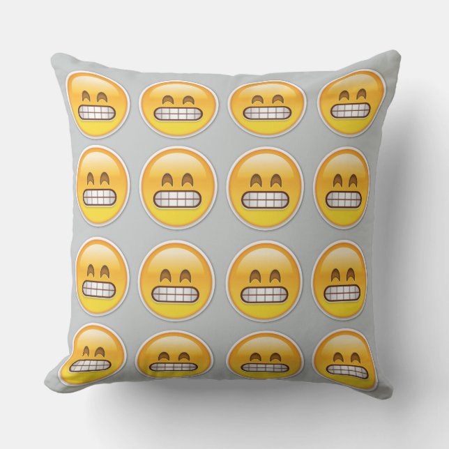 Emoji Wurfs-Kissen Kissen (Vorderseite)