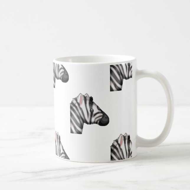 Emoji Zebra Kaffeetasse (Rechts)