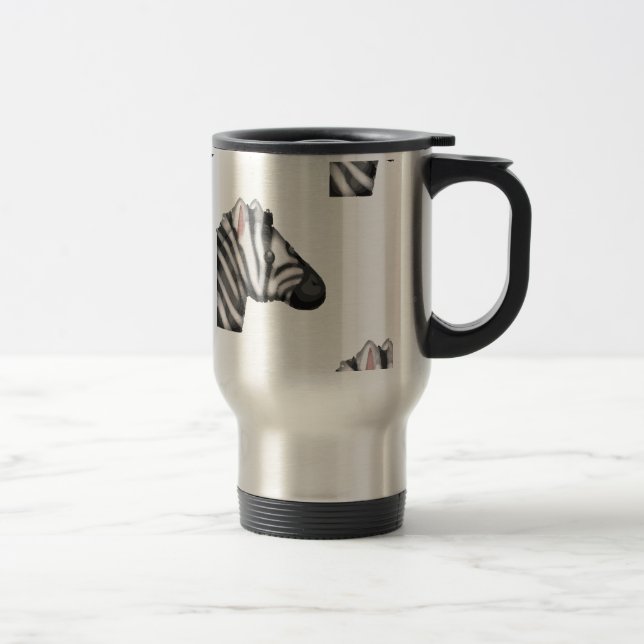 Emoji Zebra Reisebecher (Rechts)