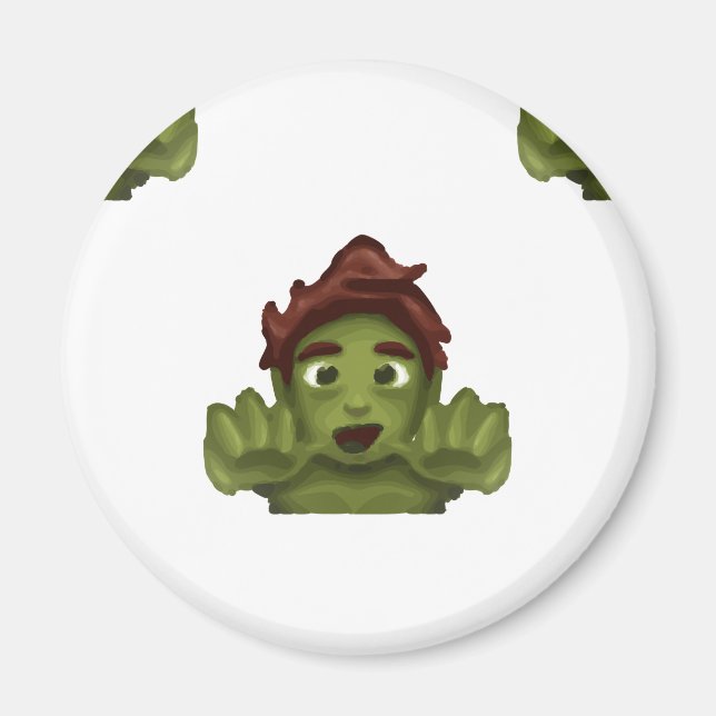Emoji Zombie Magnet (Vorne)