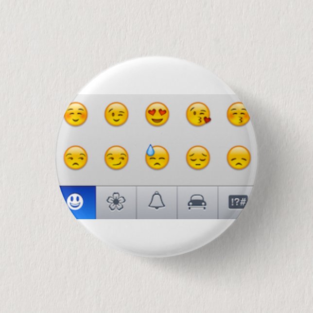 Emojis Button (Vorderseite)