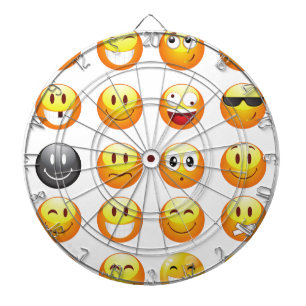 emojis dartscheibe