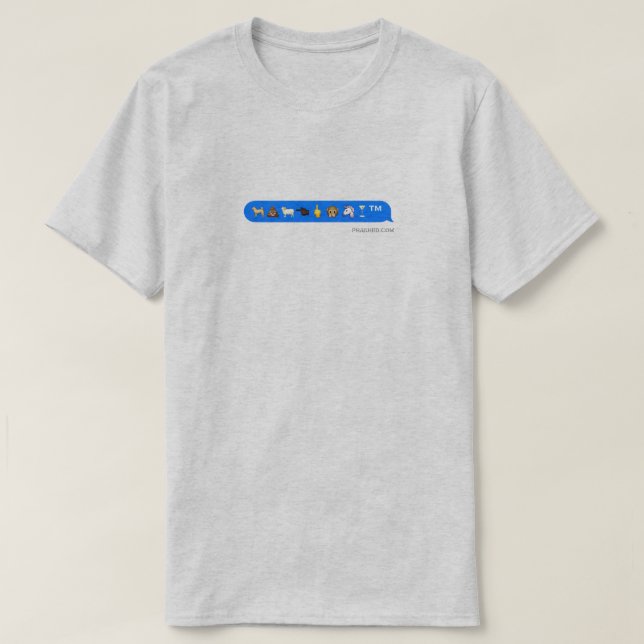 emojis Hundeaffe-Einhorn T-Shirt (Design vorne)