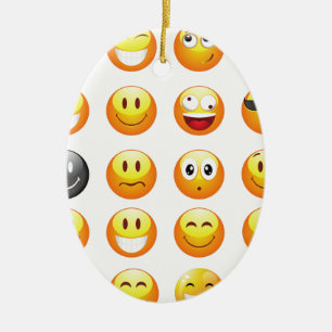emojis keramikornament