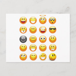 emojis postkarte