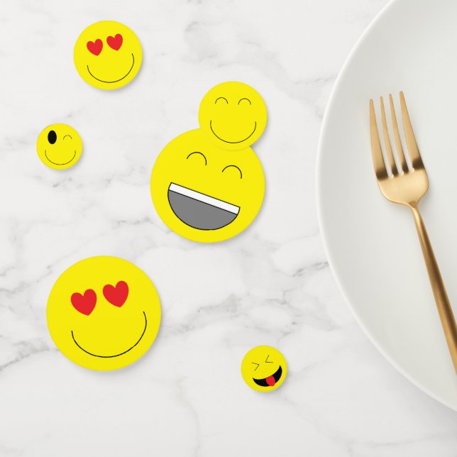 "Emojis" Table Confetti (Groupe)