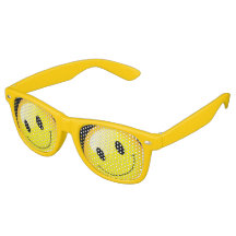 Emojo Face Party Emoticon Gelber Rave