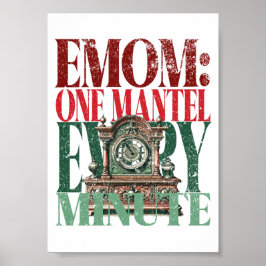 EMOM Fun Christmas Version der Fitness Poster
