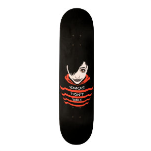 Emos lächeln nicht skateboard