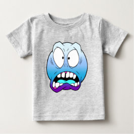 Emote Face Baby Fine Jersey T - Shirt