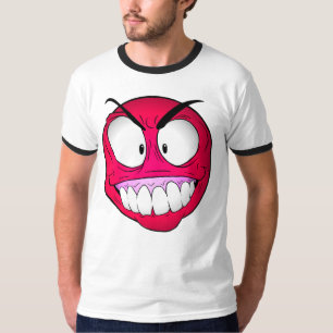 Emote Face Men's Basic Ringer T - Shirt
