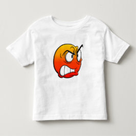 Emote Face Toddler Fine Jersey T - Shirt
