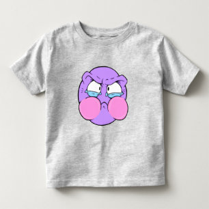 Emote Face Toddler Fine Jersey T - Shirt