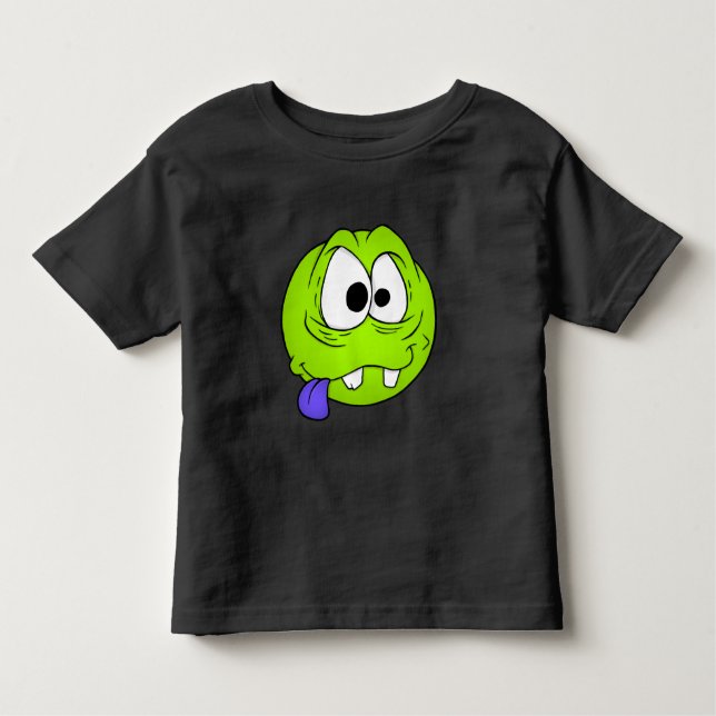 Emote Face Toddler Fine Jersey T - Shirt (Vorderseite)