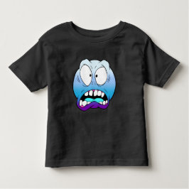 Emote Face Toddler Fine Jersey T - Shirt