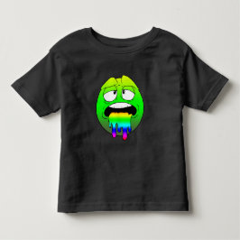 Emote Face Toddler Fine Jersey T - Shirt
