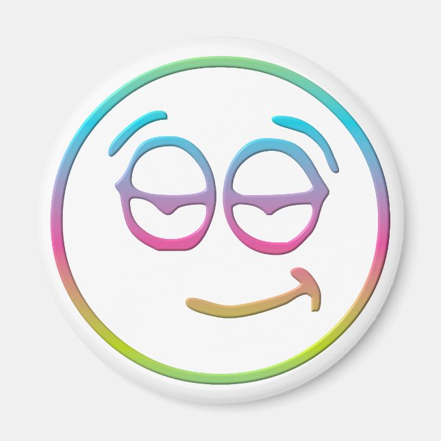 Emoticon " Chillin " Magnet (Vorne)