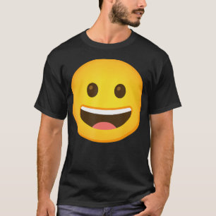 Emoticon Grinning Face Happy T-Shirt