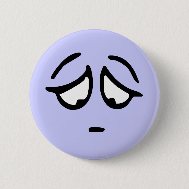 Emoticon-kundengerechter Hintergrund-Knopf Button (Vorderseite)