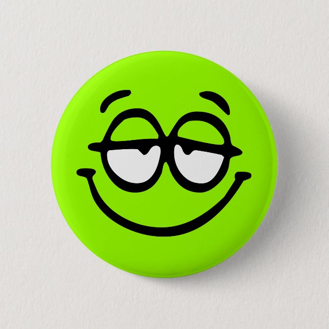 Emoticon-kundengerechter Hintergrund-Knopf Button (Vorderseite)