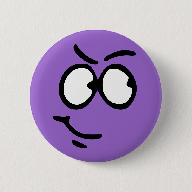 Emoticon-kundengerechter Hintergrund-Knopf Button (Vorderseite)