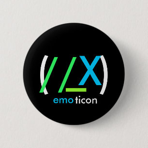 Emoticon (//_X) Button