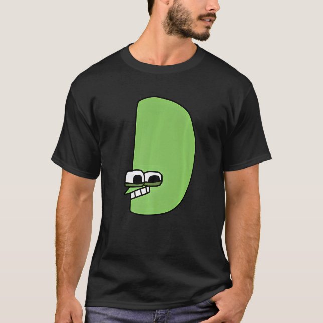 Emotion Letter D Alphabet Lore T-Shirt (Vorderseite)