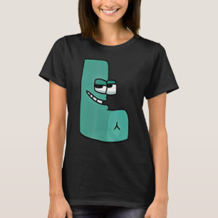 Emotion Letter L Alphabet Lore für Jungen, Mädchen T-Shirt