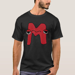 Emotion Letter M Alphabet Lore for Boys Girls T-Shirt