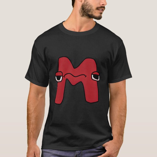 Emotion Letter M Alphabet Lore für T-Shirt (Vorderseite)