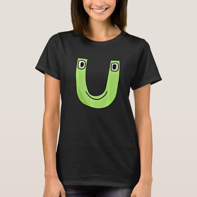 Emotion Letter U Alphabet Lore T-Shirt (Vorderseite)