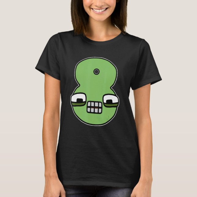 Emotion Number Eight Costume Boys Matching Number  T-Shirt (Vorderseite)