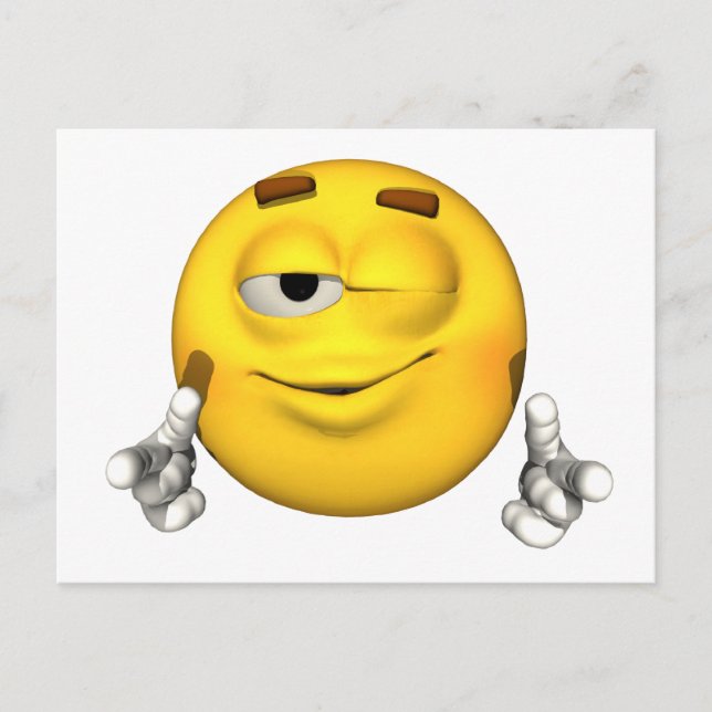 Emotion Typ - Wink Postcard Postkarte (Vorderseite)