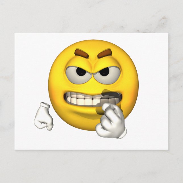 Emotion-Typ - Zähne - Postkarte (Vorderseite)