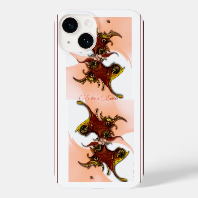 "Emotion vs Emotion", Apple iPhone 14 Case (Rückseite)