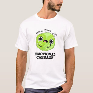 Emotional Cabbage Funny Veggie Pub T-Shirt