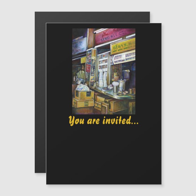 Emotional Charged Forces of Light, Singapur Magneteinladung (Vorne/Hinten)