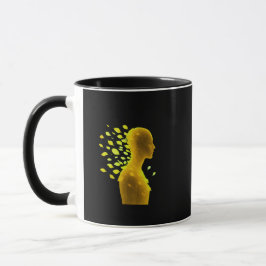 Emotional Healing Silhouette • Petal Release Tasse