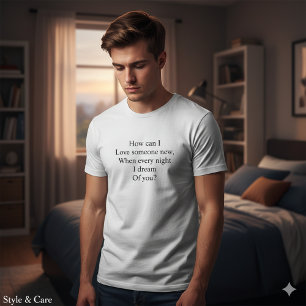 Emotional Love Zitat Benutzerdefiniertes Valentins T-Shirt