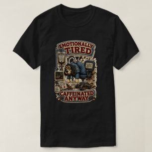 Emotional müde, trotzdem koffeinhaltig Personalisi T-Shirt