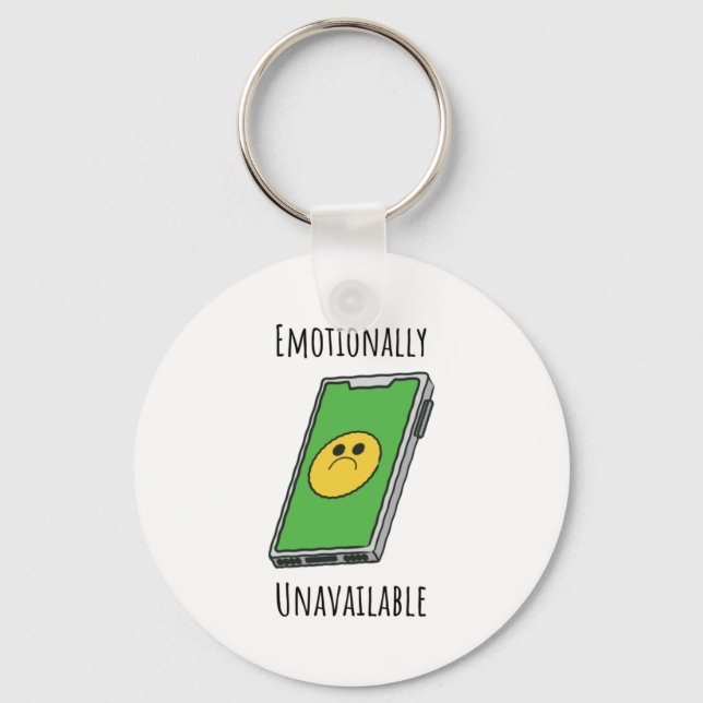 emotional unerreichbar schlüsselanhänger (Vorderseite)
