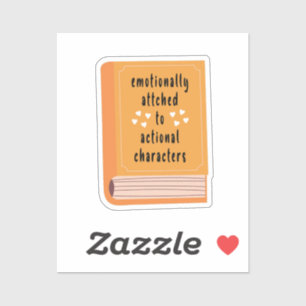 Emotional Verbundenes Sticker,,Buch,Bücher,buchlie Aufkleber