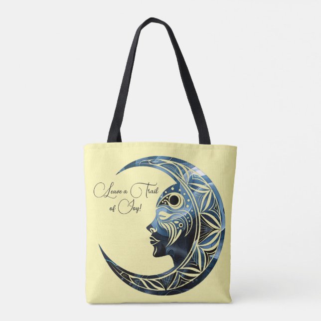Emotionale ermutigende Botschaften Pastellfarben Tasche (Rückseite)