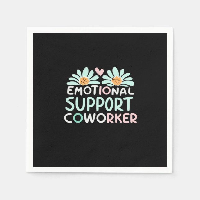 Emotionale Helfer-Lehre Serviette (Vorderseite)