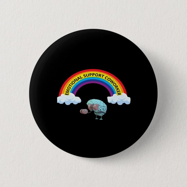 Emotionale Helfer, Mitarbeiter, emotionale Unterst Button (Vorderseite)