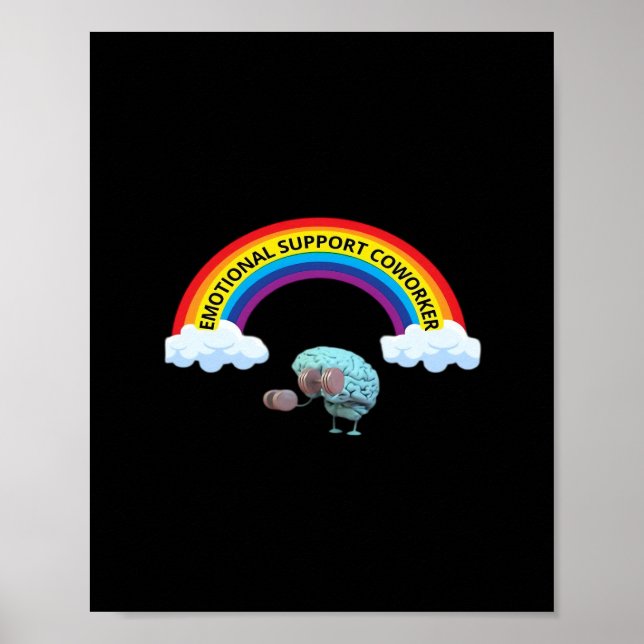 Emotionale Helfer, Mitarbeiter, emotionale Unterst Poster (Vorne)