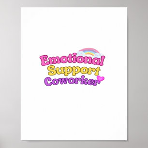 Emotionale Helferhilfe - Coworker Chill Poster